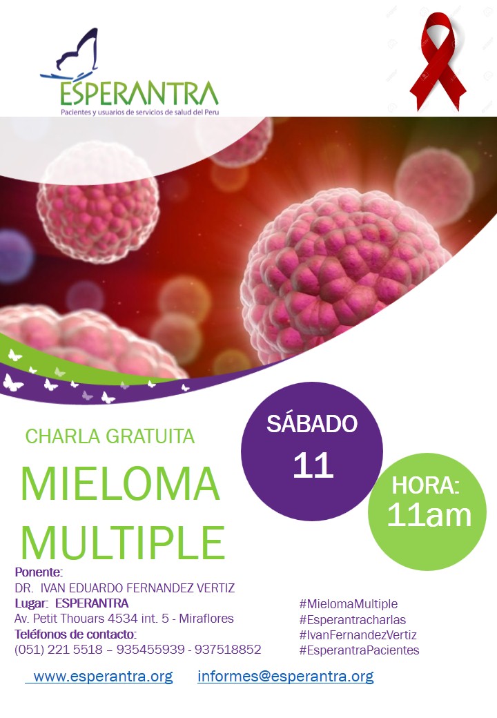 Charla Informativa de Mieloma Multiple