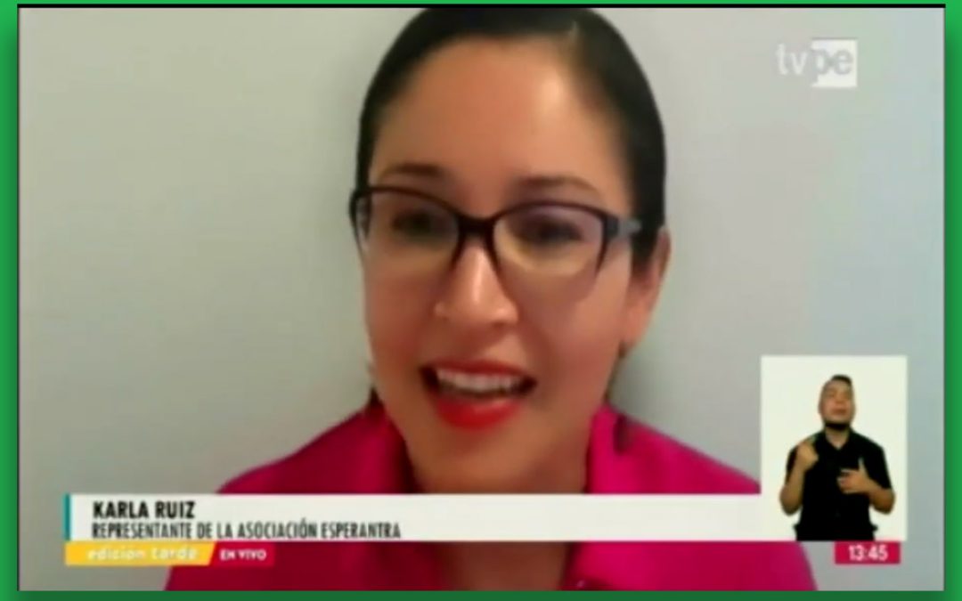 Hablando de cáncer en TV Perú con Karla Ruiz de Castilla