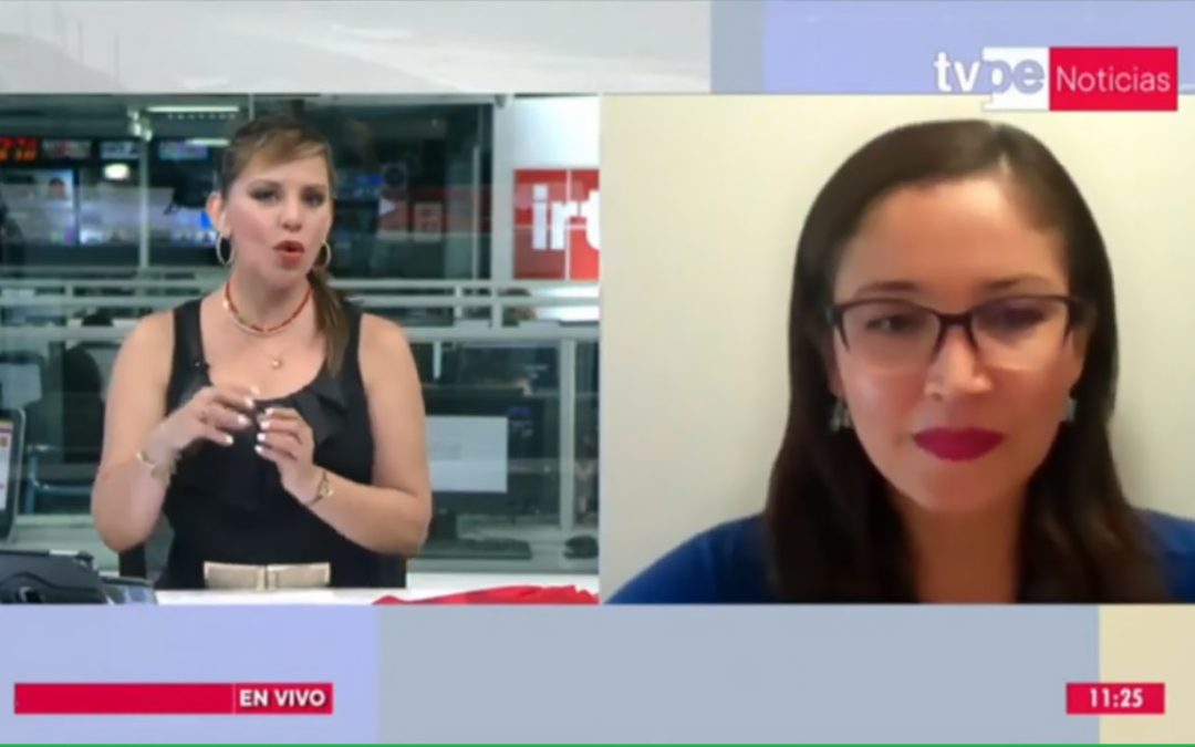 Tv Perú Noticias – Entrevista a Karla Ruiz de Castilla para hablar sobre la reglamentación de la Ley de cáncer